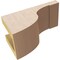 Ekena Millwork 4"W x 8"D x 4"H Wide Del Monte Rough Cedar Woodgrain TimberThane Corbel, Primed Tan CORUR04X08X04DELRCPR - alternate 2
